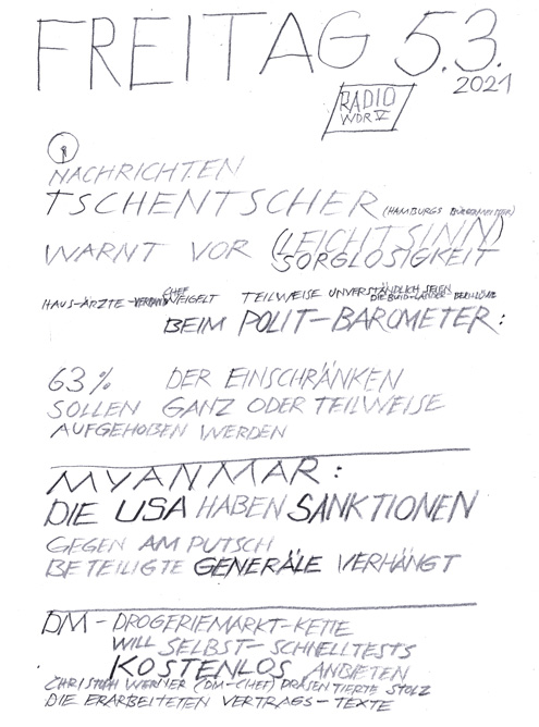 Blätter aus der Ausstellung von Tschibbi Wich in THE BOX ab 13.3. 2021  "Jeden Menschen. Weiterfinden" klick Dich durch....